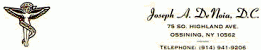 Chiropractor De Noia, Dr. Joseph A.
