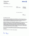 Wolfgang Heiler, Generalvertr. d. Allianz Vers. AG